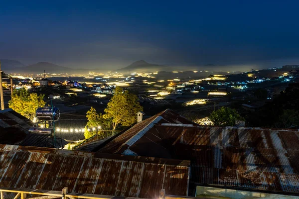 Valle Luna Con Los Invernaderos Dalat Vietnam —  Fotos de Stock