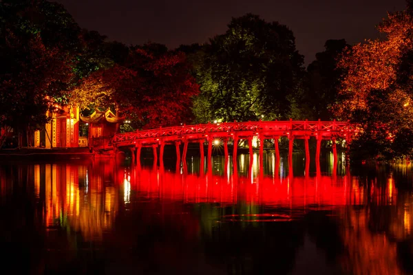 Ngoc Son Temple Lake Hoan Kiem Hanoi Vietnam — Stock Photo, Image