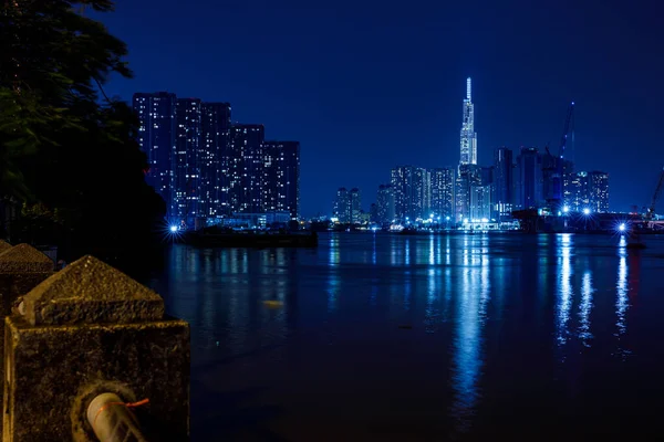 Skyline Chi Minh City Saigon Vietnã — Fotografia de Stock