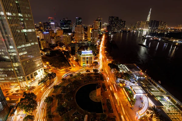 Skyline Chi Minh City Saigon Vietnam Décembre 2019 — Photo