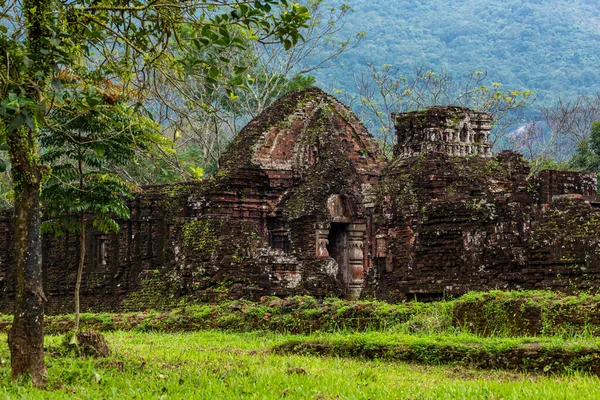 Ruiny Świątyni Mojego Syna Wietnamie — Zdjęcie stockowe