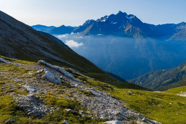 Salida Del Sol Las Montañas Austria —  Fotos de Stock