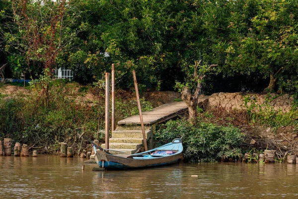 Lodě Řece Mekong Cai Rang Vietnamu Prosinec 2018 — Stock fotografie