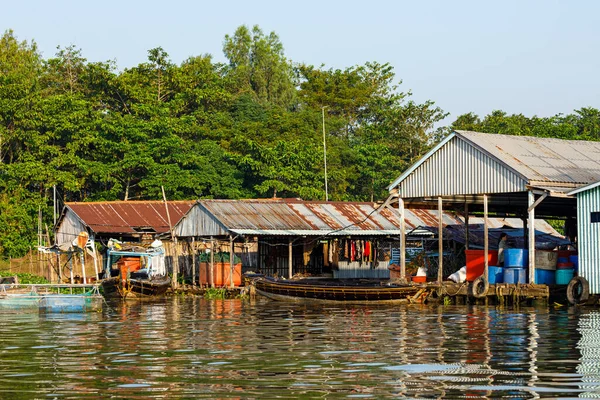 Fisher Man Mekong River Cai Rang Vietnam Diciembre 2019 — Foto de Stock