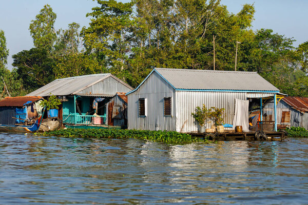 Fish Farm at the Mekong Delta in Vietnam