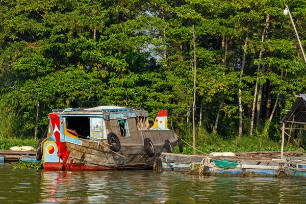 Лодки Реке Меконг Цай Ране Вьетнаме Лет Декабрь 2018 — стоковое фото