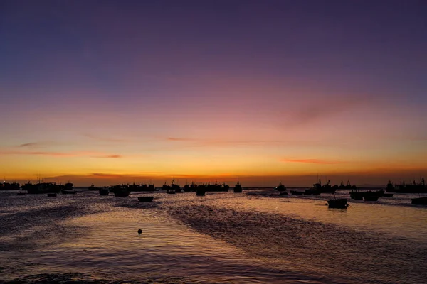Закат Над Морем Муй Вьетнаме — стоковое фото