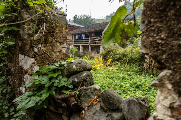Деревня Фермерские Дома Севере Вьетнама — стоковое фото