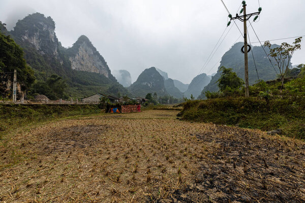 The Landscape at Ban Gioc in the north of Vietnam