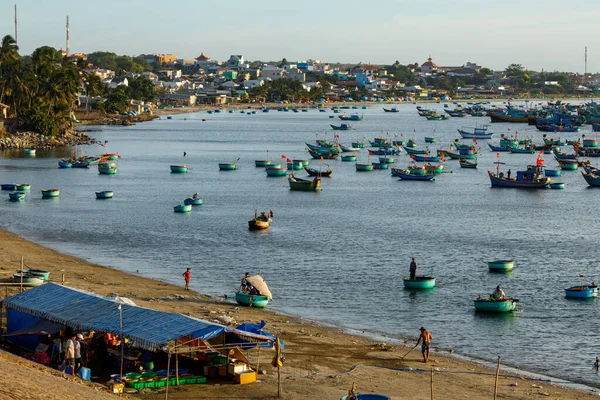 Fischerboots Bay Mui Vietnam — Stock Photo, Image