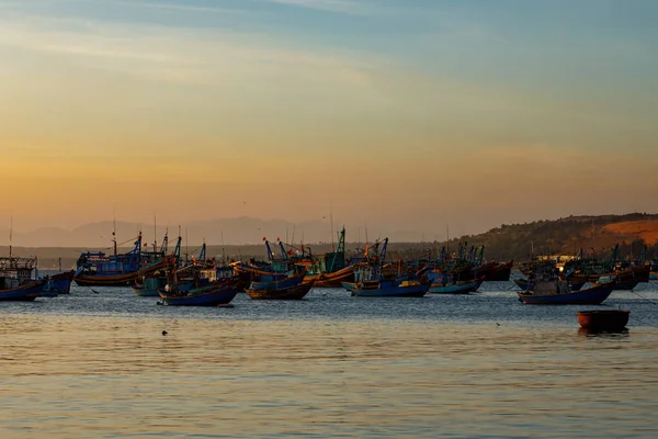 Fischerboots Nella Baia Mui Vietnam — Foto Stock