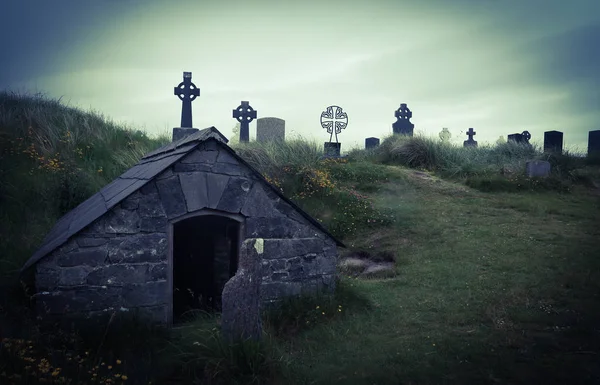 Cemetery Inisheer Island Part Aran Islands Ireland Stock Photo