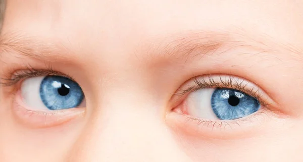 Beautiful Blue Eye Macro Shot Macro — Stock Photo, Image