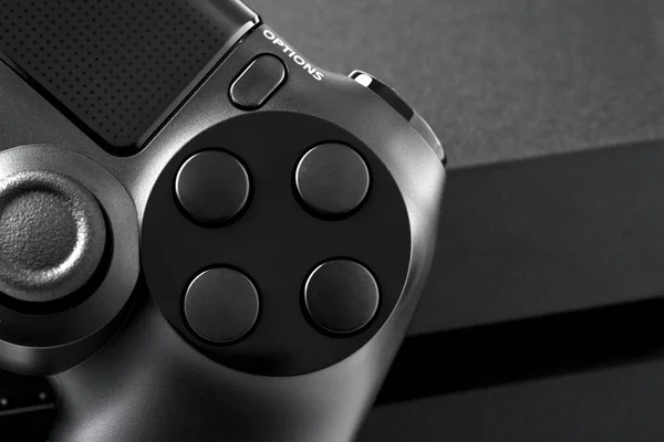 Gamepad and game console — Stock Photo, Image
