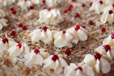 Pasta yakın çekim ile bulanıklık