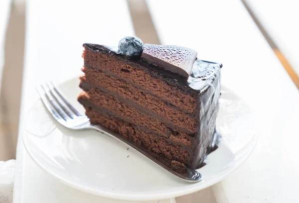 Schokoladenkuchen Café — Stockfoto