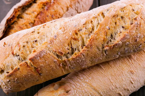 Крупным Планом Хлеба Цельной Муки — стоковое фото