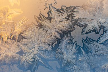 Arka plan, duvar kağıdı, frost desenleri cam üzerinde