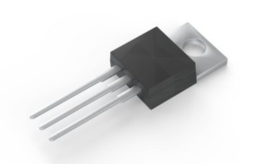 İzole 220 Mosfet elektronik paket 3d çizim