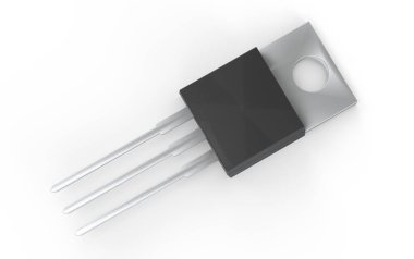 İzole 220 Mosfet elektronik paket 3d çizim