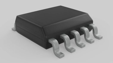 Electrionic devre çip paket Ssop 3d çizim