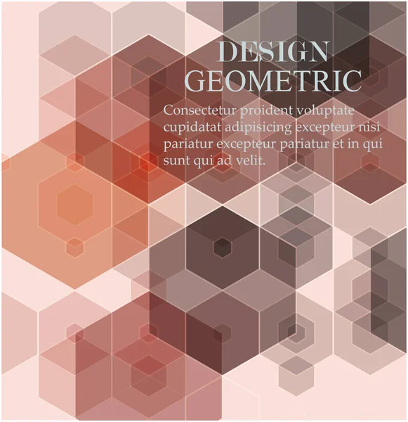 Vektor hexagoner bakgrund. Geometriskt mönster. Abstrakt vektor med färgglada hexagonala honung kammar — Stock vektor