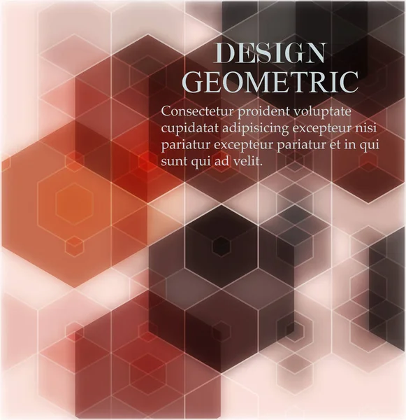 Fond hexagonal vectoriel. Modèle géométrique. Vecteur abstrait avec peignes hexagonaux colorés au miel — Image vectorielle