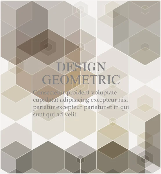 Achtergrond van digitale technologie. Geometrische abstracte achtergrond met zeshoeken. — Stockvector