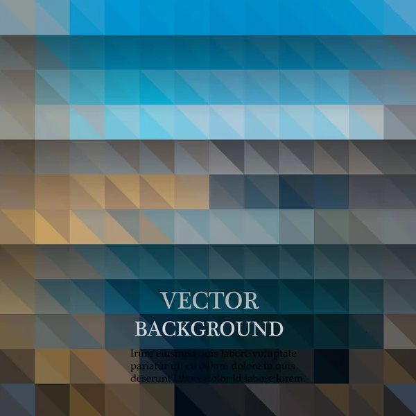 Vector geometrische abstracte achtergrond met driehoeken en lijnen — Stockvector