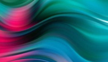 Soyut akrilik boyalı dalgalarla yaratıcı bir arka plan. Güzel mermer dokular. Mavi ve pembe renkler.