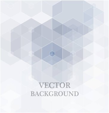 Soyut mavi, mor renkli altıgen arka plan. Vektör. Bir gradyanı olan geometrik desen. İş sunumlarınız için fikirler, tasarım.