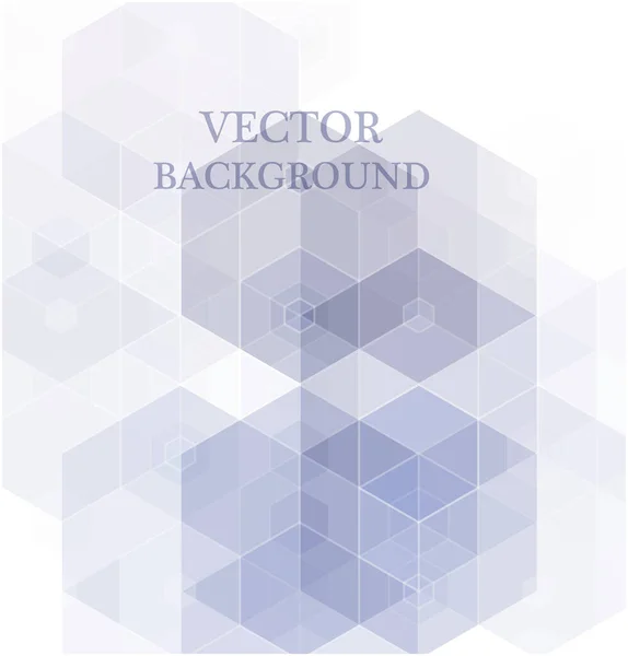 Abstrakte blaue, violette Farbe Sechseck Hintergrund. Vektor. geometrisches Muster mit einem Gefälle. Ideen für Ihre Geschäftspräsentationen, Design. — Stockvektor