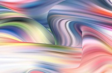 Soyut akrilik boyalı dalgalarla yaratıcı bir arka plan. Güzel mermer dokular. Mavi, turuncu ve yeşil renkler.