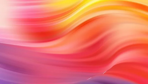 Wave fluid with distorted lines. Striped geometric poster in red, yellow and orange colors for design. — Stock Photo, Image