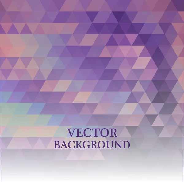 Multicolore viola, rosa illustrazione poligonale, che consistono di triangoli. design triangolare per il vostro business . — Vettoriale Stock