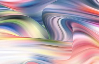 Soyut akrilik boyalı dalgalarla yaratıcı bir arka plan. Güzel mermer dokular. Mavi, turuncu ve yeşil renkler.