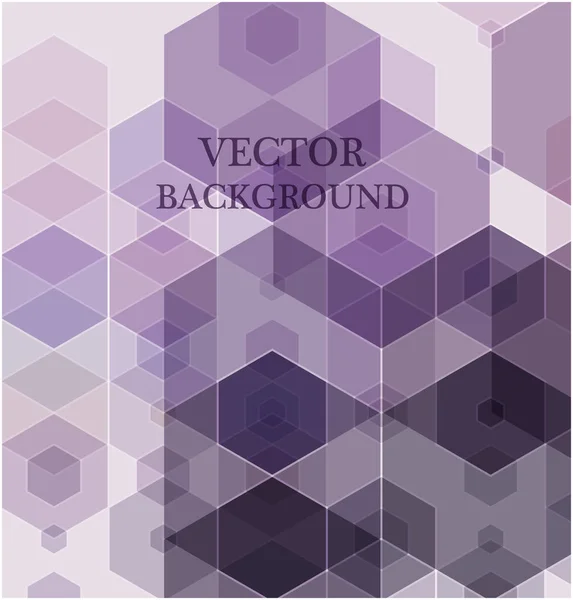 Abstract blue, purple color hexagon background. vector. geometric pattern with a gradient. Ideas for your business presentations, design. — Stock Vector