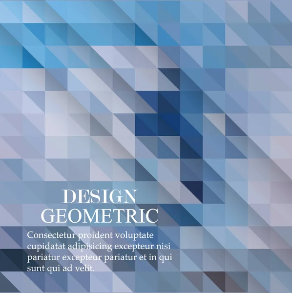 Abstract vector template design, brochure, websites, folder, met kleurrijke geometrische driehoekige achtergronden, logo en tekst apart. — Stockvector