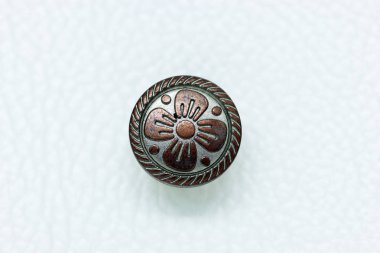 Yuvarlak Metal kot düğmesi vintage tarzı, Retro ve antik