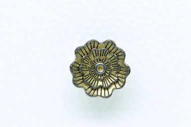 Vintage tarzı yuvarlak Metal kot düğmesi