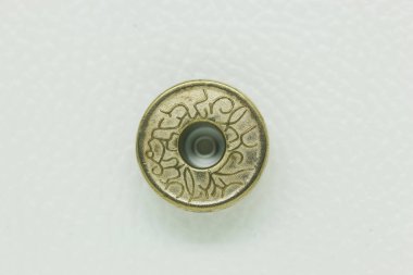 Vintage tarzı yuvarlak Metal kot düğmesi