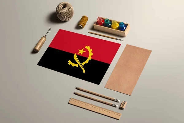 Angola Concepto Caligrafía Accesorios Herramientas Para Escritura Mano Hermosa Lápices — Foto de Stock