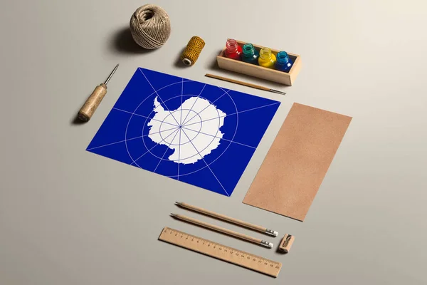 Concepto Caligrafía Antártida Accesorios Herramientas Para Escritura Mano Hermosa Lápices — Foto de Stock