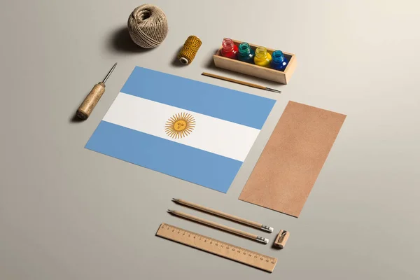 Argentinië Kalligrafie Concept Accessoires Gereedschappen Voor Mooi Handschrift Potloden Pennen — Stockfoto
