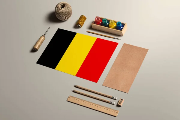 Bélgica Concepto Caligrafía Accesorios Herramientas Para Escritura Mano Hermosa Lápices — Foto de Stock