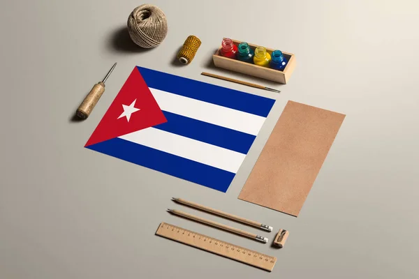 Concepto Caligrafía Cuba Accesorios Herramientas Para Escribir Mano Lápices Bolígrafos — Foto de Stock
