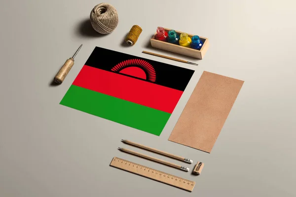 Malawi Concepto Caligrafía Accesorios Herramientas Para Escritura Mano Hermosa Lápices — Foto de Stock