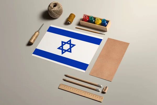 Israel Kalligraphie Konzept Accessoires Und Werkzeuge Für Schöne Handschriften Bleistifte lizenzfreie Stockfotos