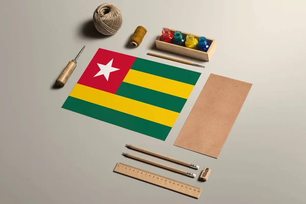 Concepto Caligrafía Togo Accesorios Herramientas Para Escritura Mano Hermosa Lápices — Foto de Stock