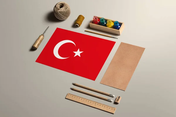 Turquia Caligrafia Conceito Acessórios Ferramentas Para Bela Caligrafia Lápis Canetas — Fotografia de Stock